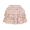 The Etta Collection Women's Pink / Purple Clara Mini Skirt In Pink
