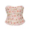 The Etta Collection Women's Pink / Purple Domingos Top In Pink