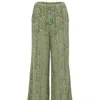 The Etta Collection Women's Rosa Trouser In Green In Green