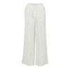 The Etta Collection Women's Rosa Trouser In White In White