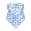 The Etta Collection Women's Veronica Scarf In Blue In Blue