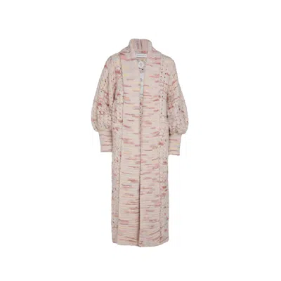 The Extreme Collection Women's Alpaca And Merino Wool Oversized Chunky Knit Long Cardigan Antoine