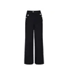 The Extreme Collection Women's Black Heritage Pinstripe Tailored Trousers
