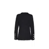 The Extreme Collection Women's Black Short Knitted Cardigan Francesca In Black