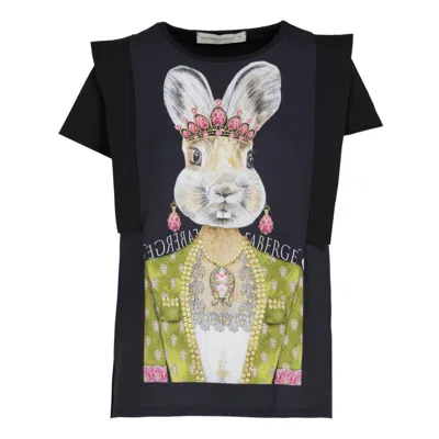 The Extreme Collection Women's Black Short Sleeve Organic Cotton T-shirt