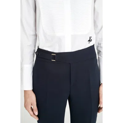 The Extreme Collection Women's Blue Indigo Atelier Buckle Trousers