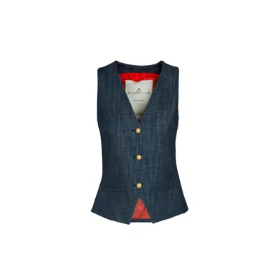 The Extreme Collection Women's Blue Milan Denim Vest