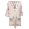 The Extreme Collection Women's Brown Arizona Baby Long Cardigan