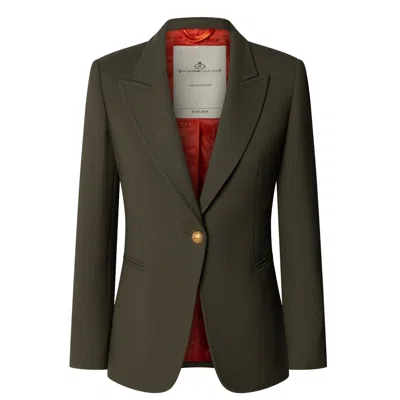 The Extreme Collection Women's Green Tailored Blazer Garcia Vintage 01