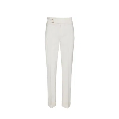 The Extreme Collection Women's Neutrals Atelier Ecru Buckle Pants