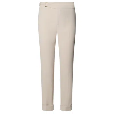 The Extreme Collection Women's Neutrals Straight-leg Beige Tailored Trousers Atelier