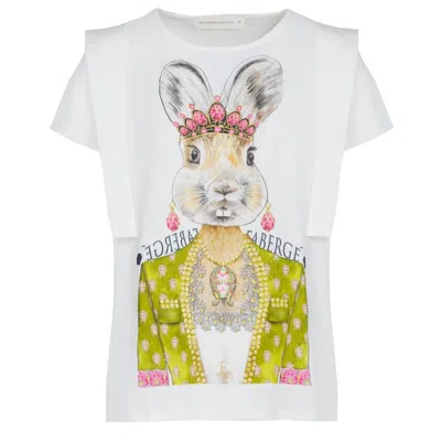 The Extreme Collection Women's White Short Sleeve Organic Cotton T-shirt