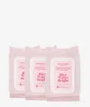 The Face Shop Rice Water Bright Cleansing Facial Wipes 3-pack In Multi