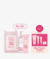 The Face Shop Rice Water Bright Ultimate Makeup Removal Trio + Free Travel Kit In Transparent