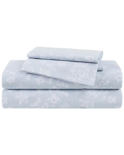 The Farmhouse By Rachel Ashwell 200tc Majesty Sheet Set In Blue