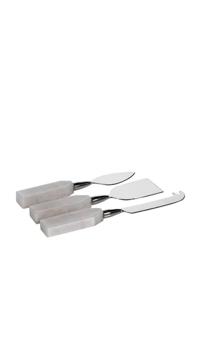 The Favorites 3 Piece Cheese Knife Set In Neutral