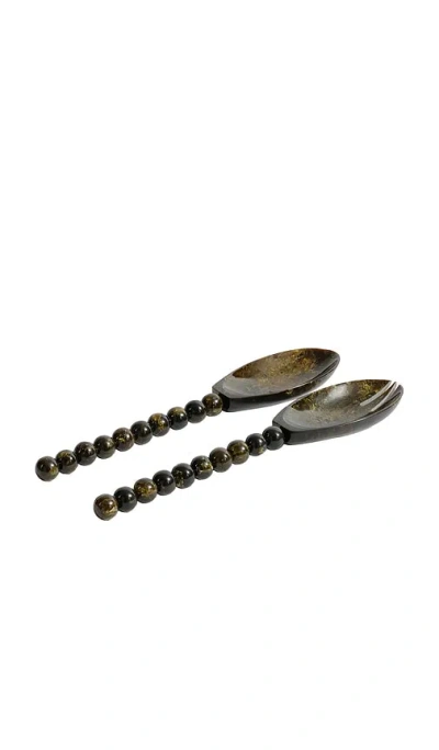 The Favorites Alfresco Salad Server Set In Brown