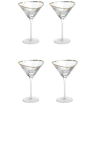 The Favorites Aperitivo Triangular Martini Glasses Set Of 4