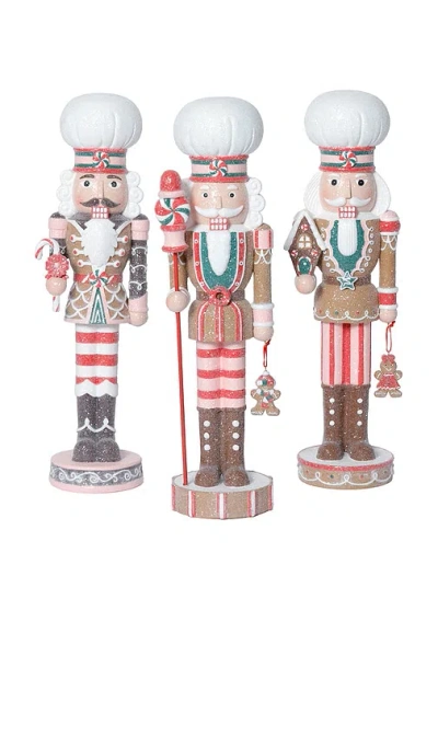 The Favorites Candy Cane Soldiers Set Of 3 In Multi
