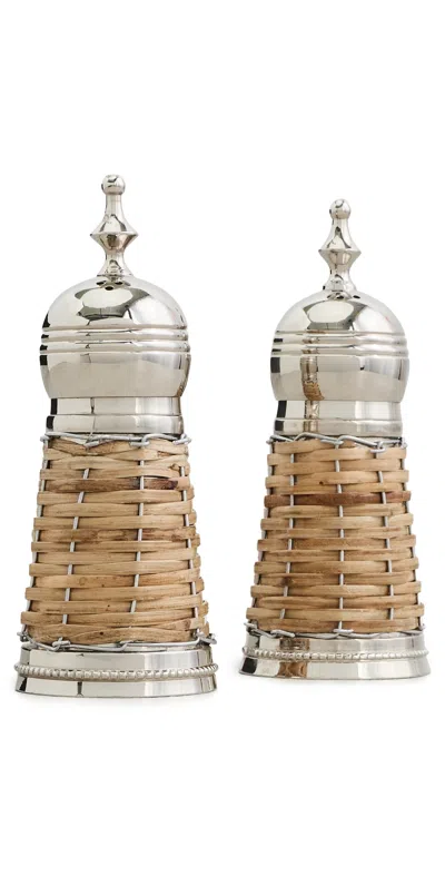 The Favorites Cap Ferrat Rattan Covered Salt And Pepper N/a