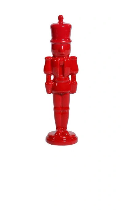 The Favorites Ceramic Nutcracker In Red
