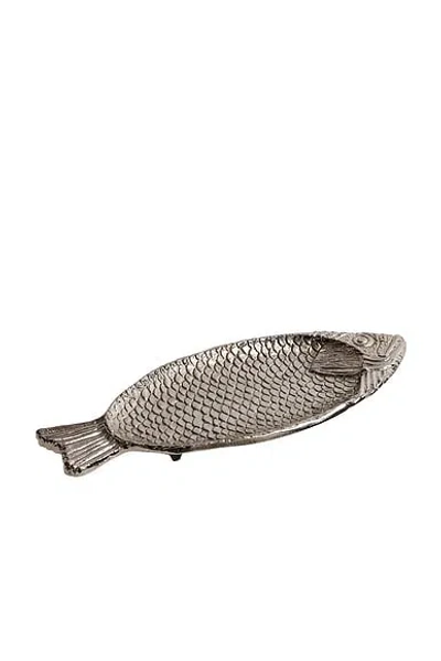 The Favorites Fish Platter In Silver