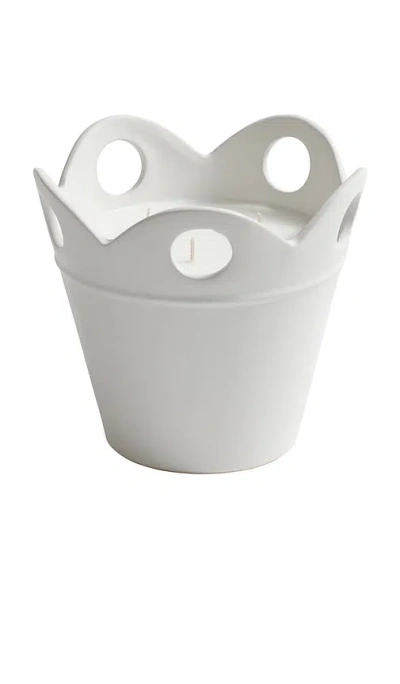 The Favorites Large Citronella Pot Candle In White