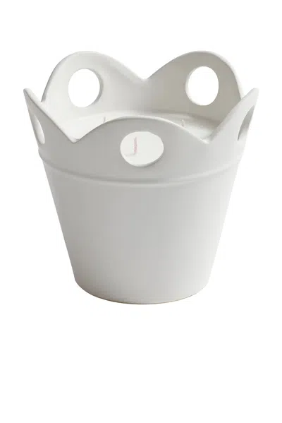 The Favorites Large Citronella Pot Candle In White