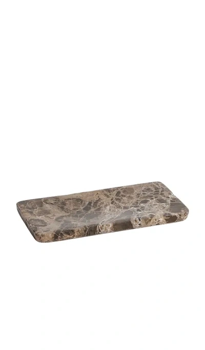 The Favorites Marble Vanity Tray In Brown