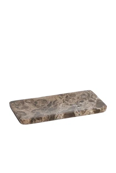 The Favorites Marble Vanity Tray In Brown