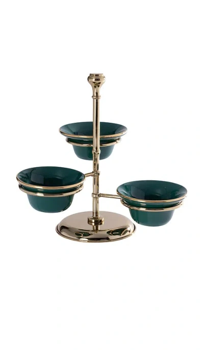 The Favorites Monte Napoleone 3-tier Condiment Bowl Set In Multi
