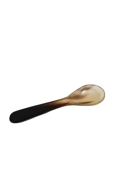 The Favorites Set Of 4 Horn Condiment & Caviar Spoon In Multi