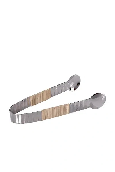 The Favorites The Palmier Ice Tong In Metallic