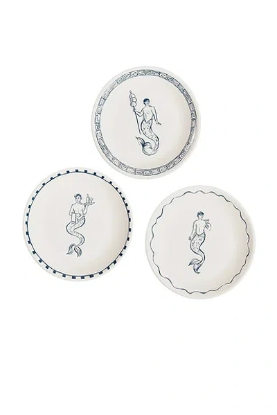 The Favorites The Salty Merman Appetizer Plates In Multi