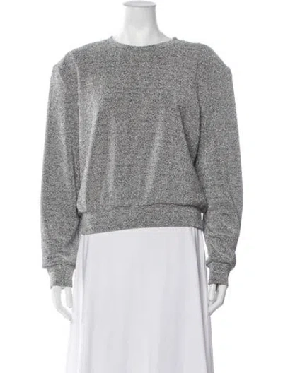Pre-owned The Femm Crew Neck Long Sleeve Sweatshirt In Grey