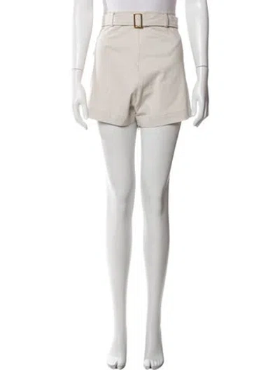 Pre-owned The Femm Mini Shorts In White