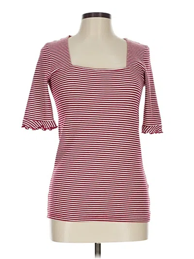 Pre-owned The Fifth Label 3/4 Sleeve Top Red Sweetheart Neckline Tops