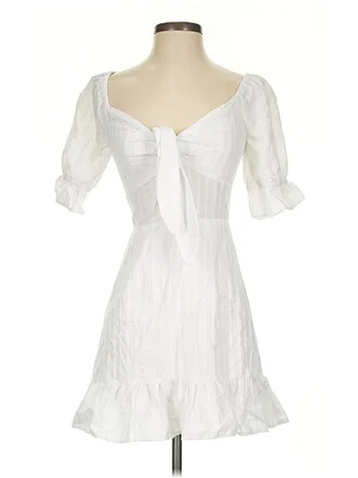 Pre-owned The Fifth Label Cocktail Dress In White