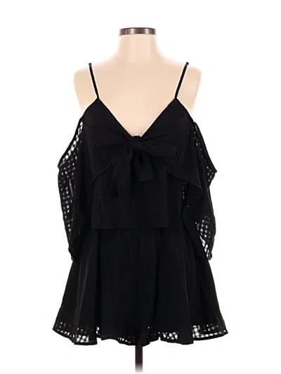 Pre-owned The Fifth Label Romper In Black