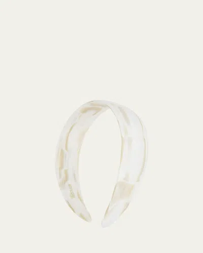 The Finest Accessories 1 1/5" Ultracomfort Headband In White