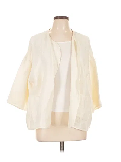 Pre-owned The Fisher Project Cardigan Sweater In White