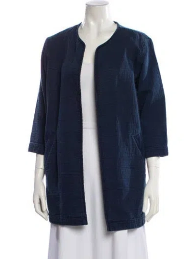 Pre-owned The Fisher Project Coat In Blue