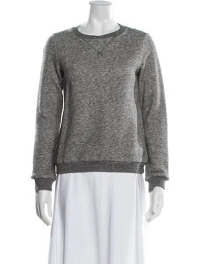 Pre-owned The Fisher Project Crew Neck Long Sleeve Sweatshirt In Gray