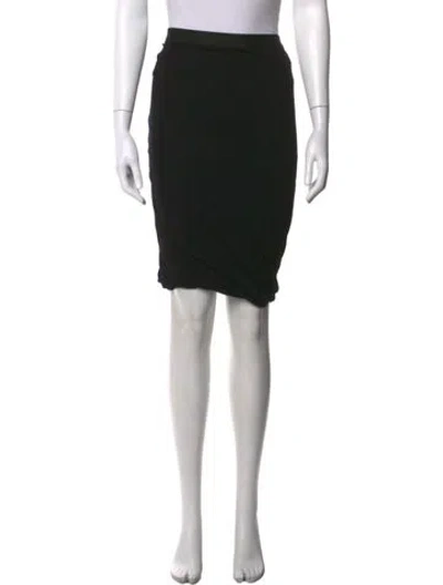 Pre-owned The Fisher Project Knee-length Skirt In Black