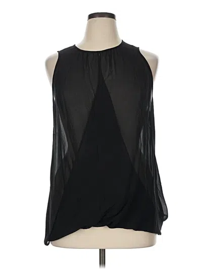 Pre-owned The Fisher Project Sleeveless Blouse In Black