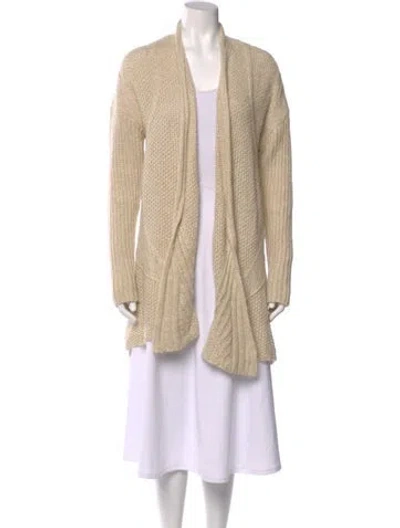 Pre-owned The Fisher Project V-neck Sweater In Neutral