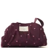 The Flat Lay Co. Parachute Drawstring Flat Lay Makeup Bag - Burgundy Hearts Lookfantastic Exclusive