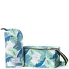 The Flat Lay Co. X Lookfantastic Makeup Bag Duo In Tropical Leaves