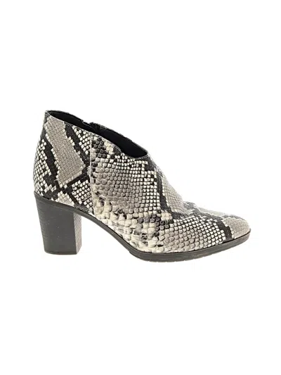 Pre-owned The Flexx Ankle Boots In Gray