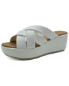 The Flexx Brody Leather Sandal In Green